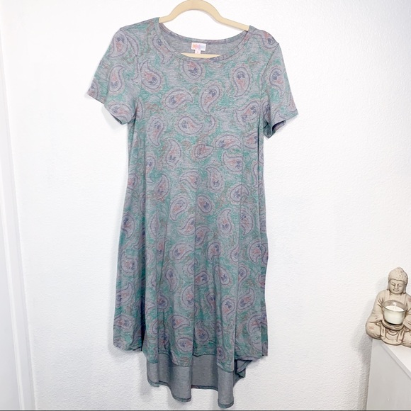 LuLaRoe Dresses & Skirts - Lularoe paisley print high low carly dress S